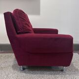 red velvet armchair 1970