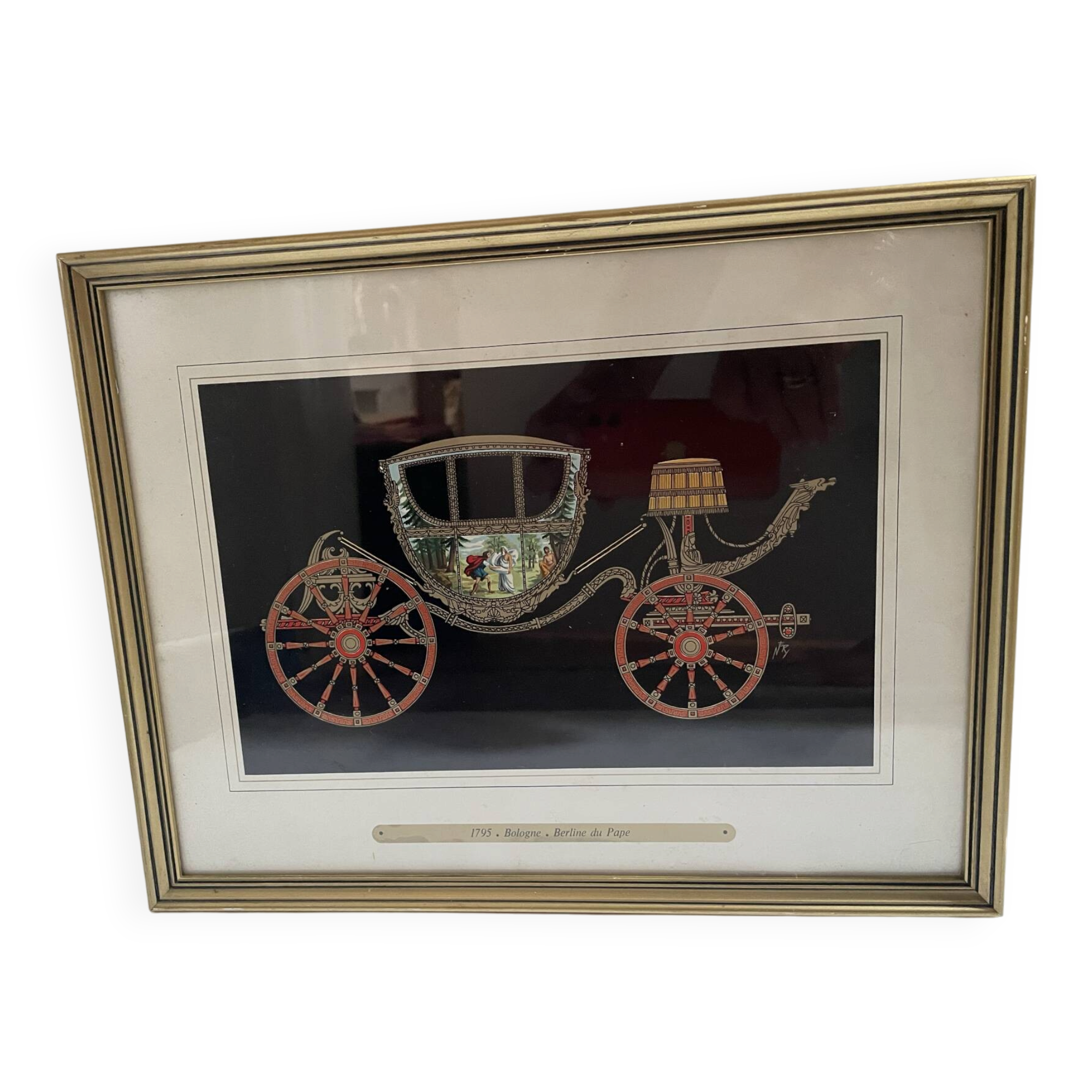 Cadre "Carrosse princier"