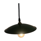 Enamelled green bowl suspension