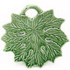 Green slurry vine leaf plate