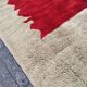 Moroccan Berber rug 300 × 200 cm – ecru, red and brown, graphic pattern