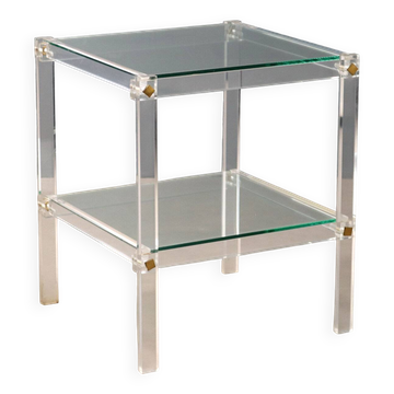 Plexiglas coffee table from the 80s