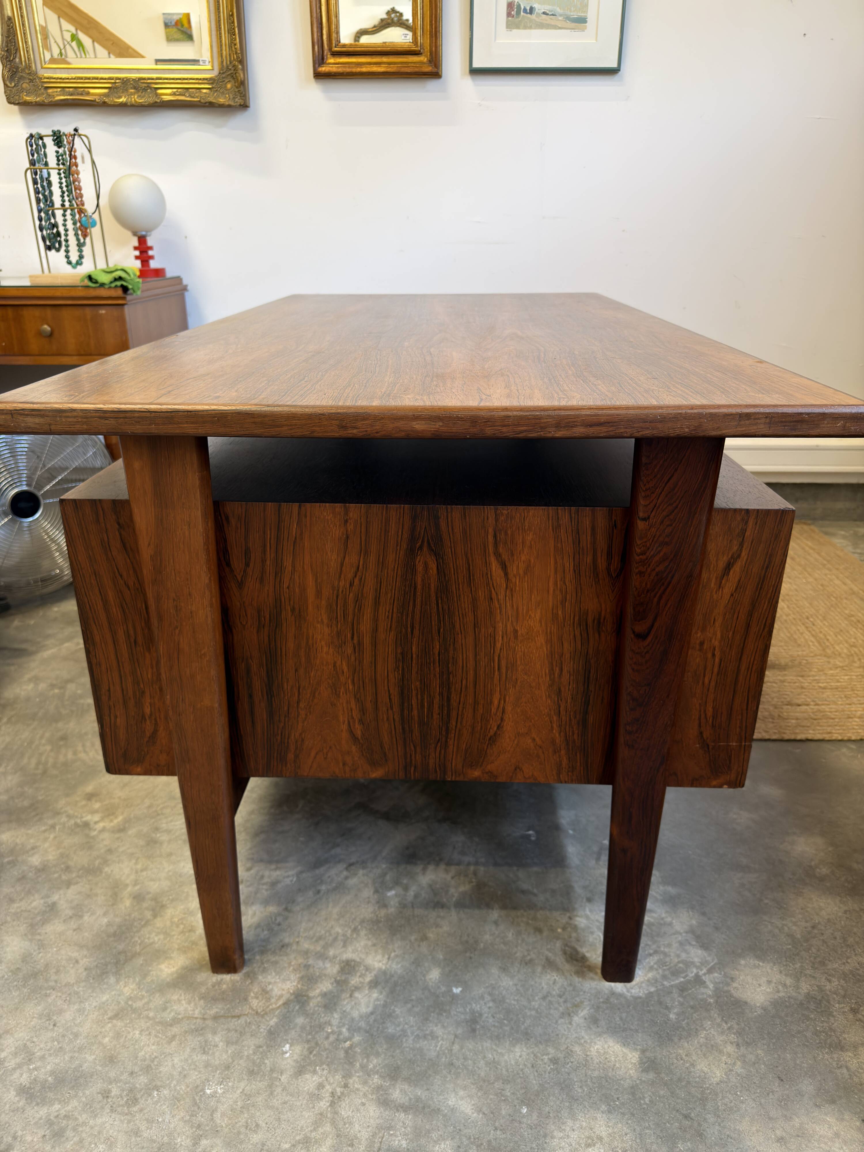 Bureau scandinave en palissandre par Kai Kristiansen pour Feldballes, 1960