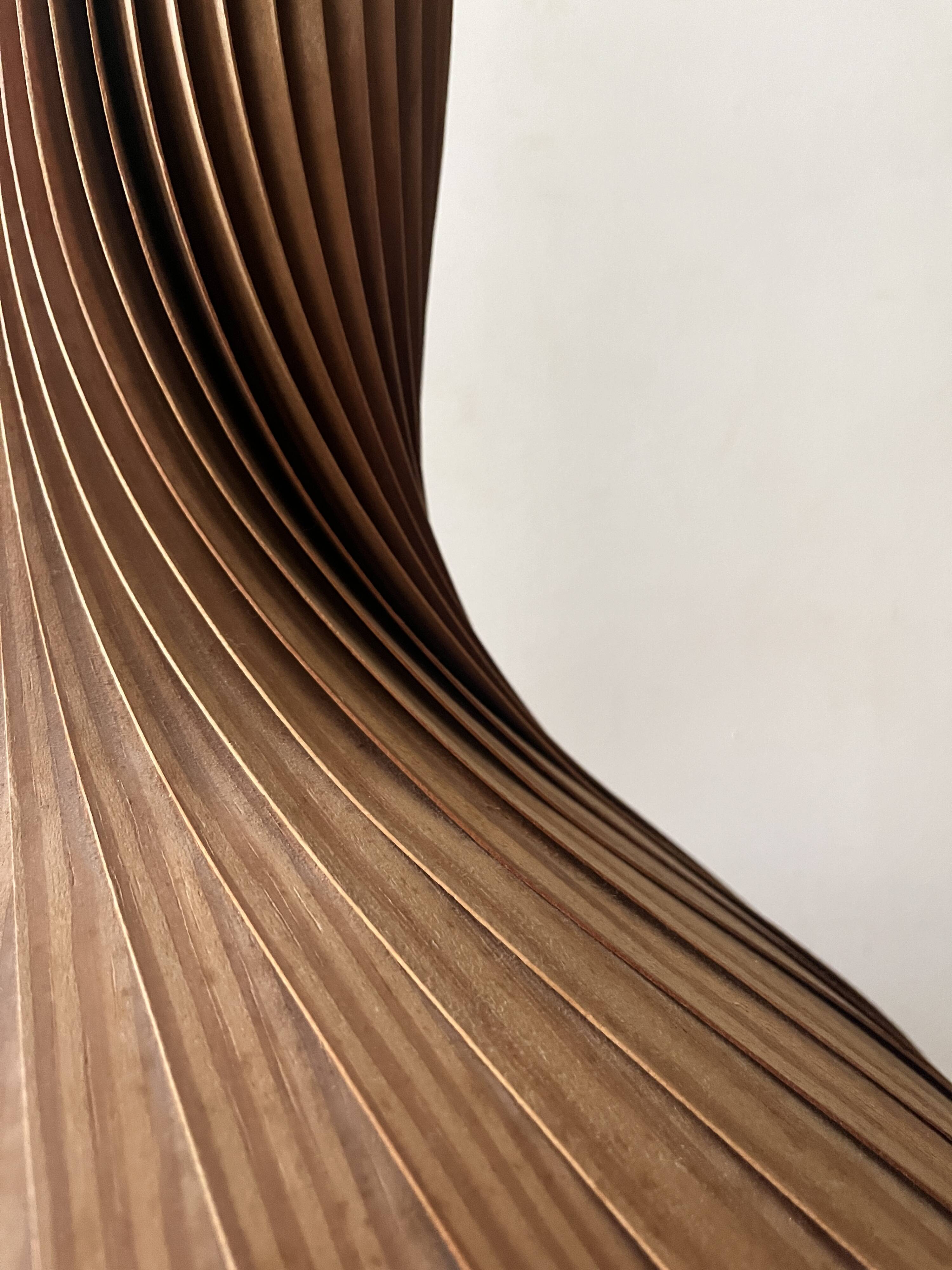 Scandinavian wooden pendant light by Hans-Agne Jakobsson, Suede design 1960