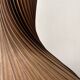 Scandinavian wooden pendant light by Hans-Agne Jakobsson, Suede design 1960