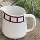 Pichet basque numeto 4 rayures bleues et bordeaux vintage