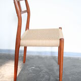 Niels Moller model 79 teak dinning room chairs