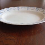 Oval ironstone dish from Moulin des Loups & Hamage, 'Colonial' model