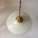 Vintage opaline pendant light
