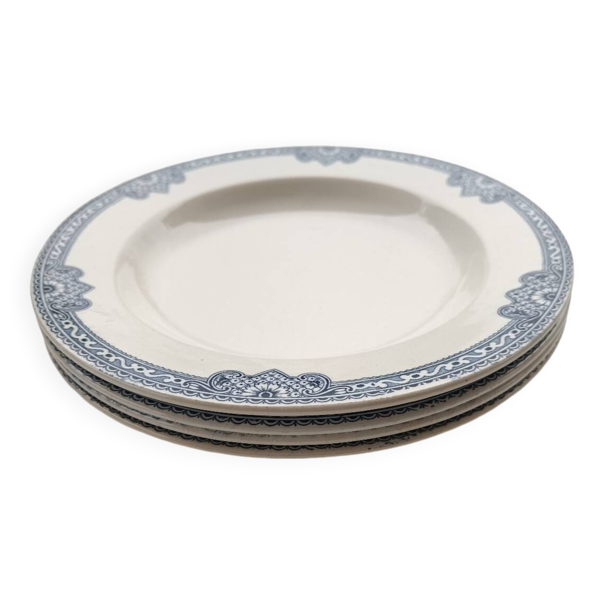 Set of iron earth plates