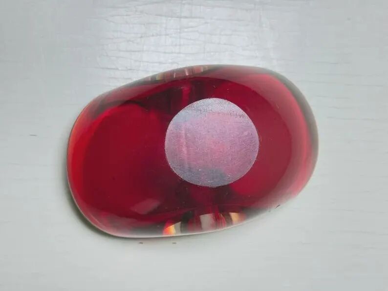Murano Sommerso Ashtray / Catchall – Ruby Red (Circa 1960)