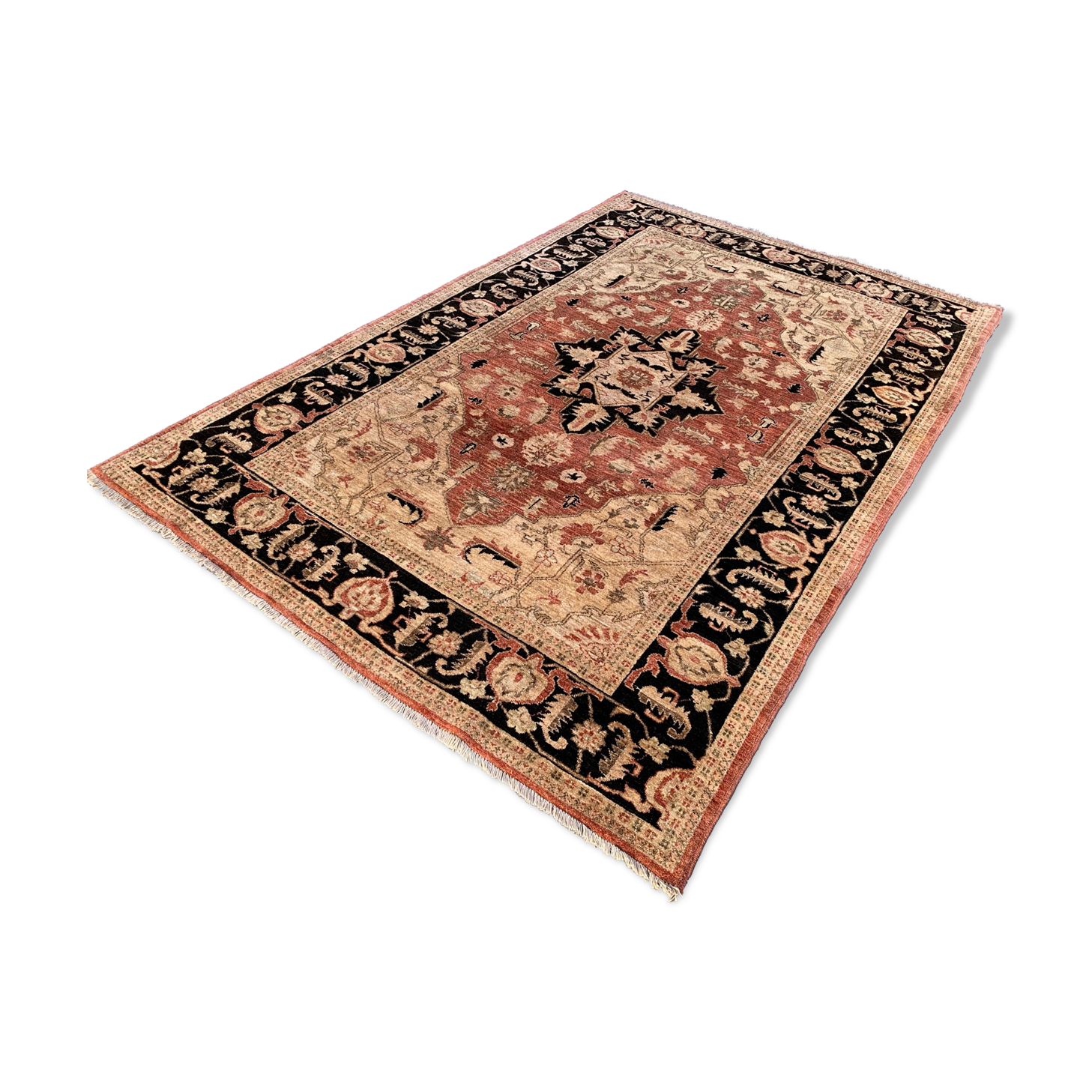Fine Afghan Wool Ziegler Rug 276x184 cm