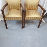 Paire de fauteuils art deco