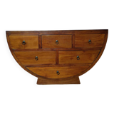 Half moon chest of drawers