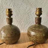 Small sandstone bedside lamps