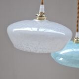 Clichy glass triptych suspension