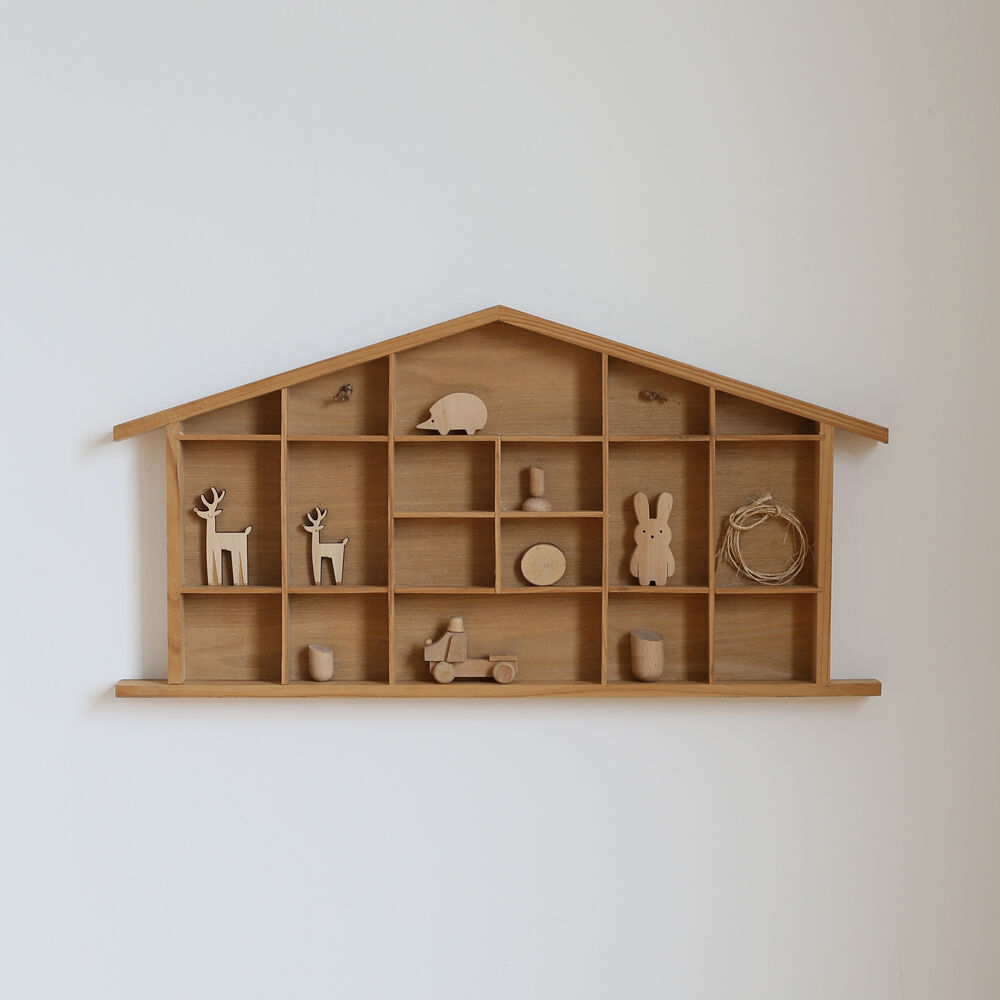 Shelf wooden house