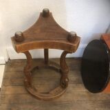 Empire Wood Marquetry Plateau Marble Decoration Swans