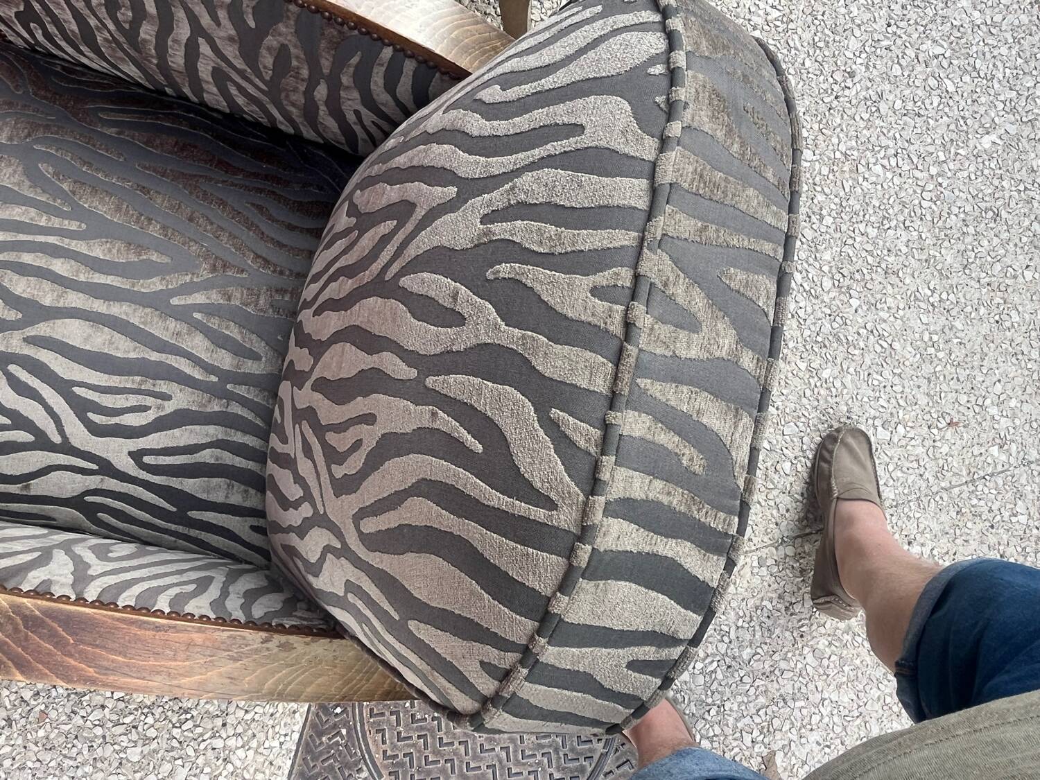 Pair of art deco armchairs