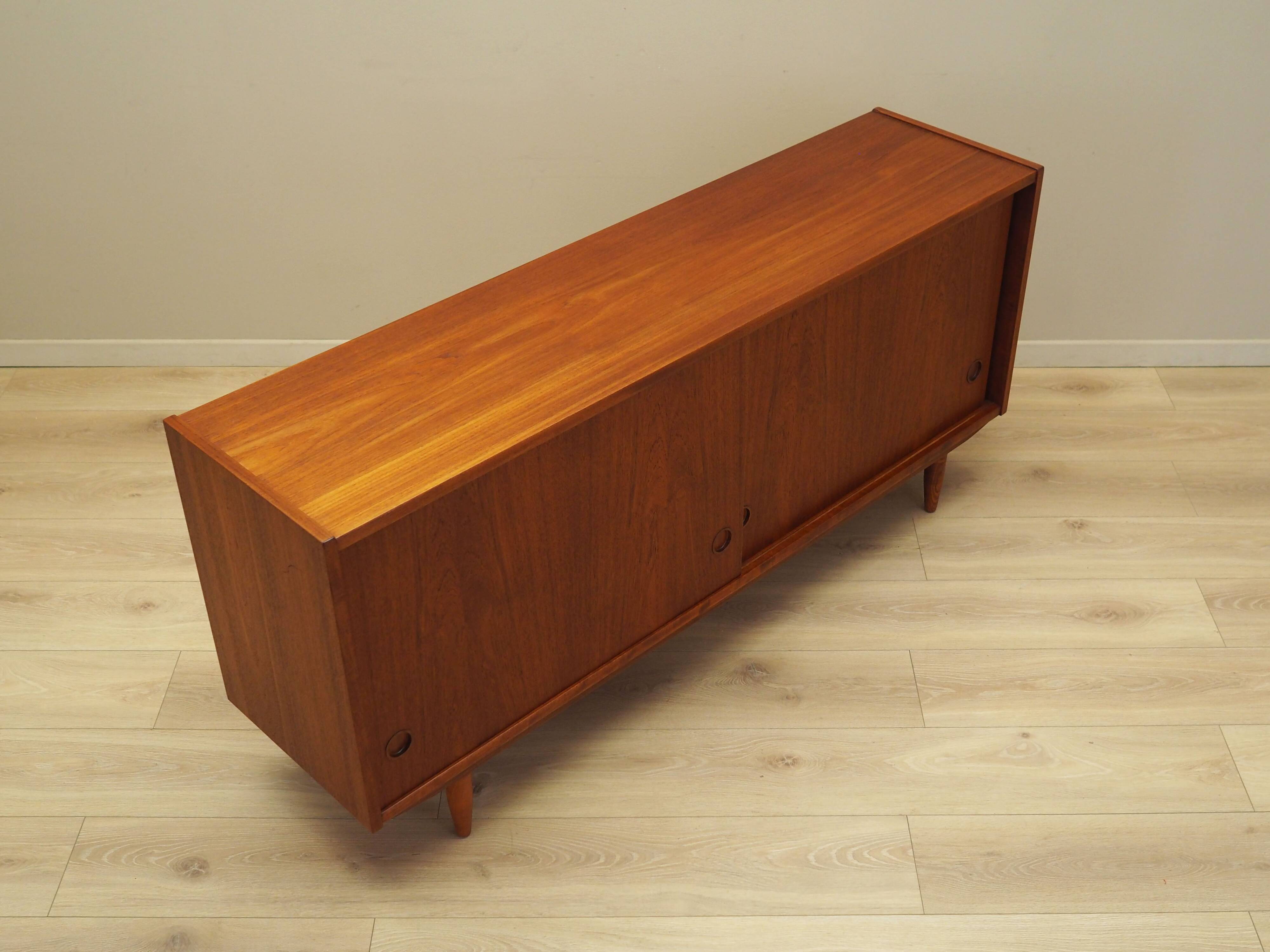 Teak sideboard, Danish design, 1970s, production: Denmark