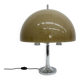 Mid-century mushroom table lamp with chrome base, 1970s