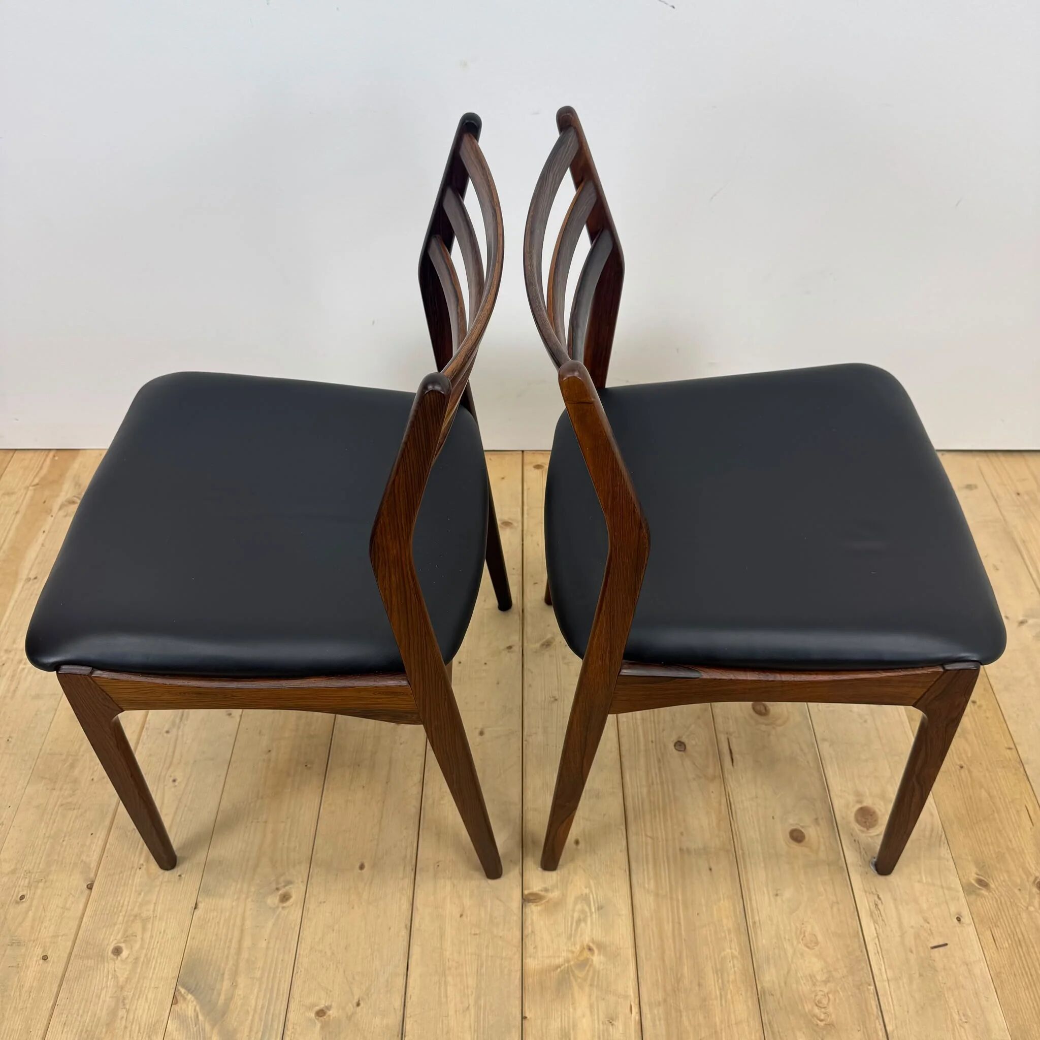 Ensemble de six chaises par Vestervig Erikson, années 1960