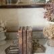 pair of Gothic decorative bookends in brass 1920