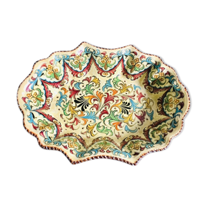 Plat creux signé Molaroni