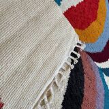 Beni Ourain Rug, Moroccan Abstract Wool Carpet 150/250cm