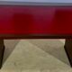 Bureau époque art déco , palissandre, cuir rouge hermes