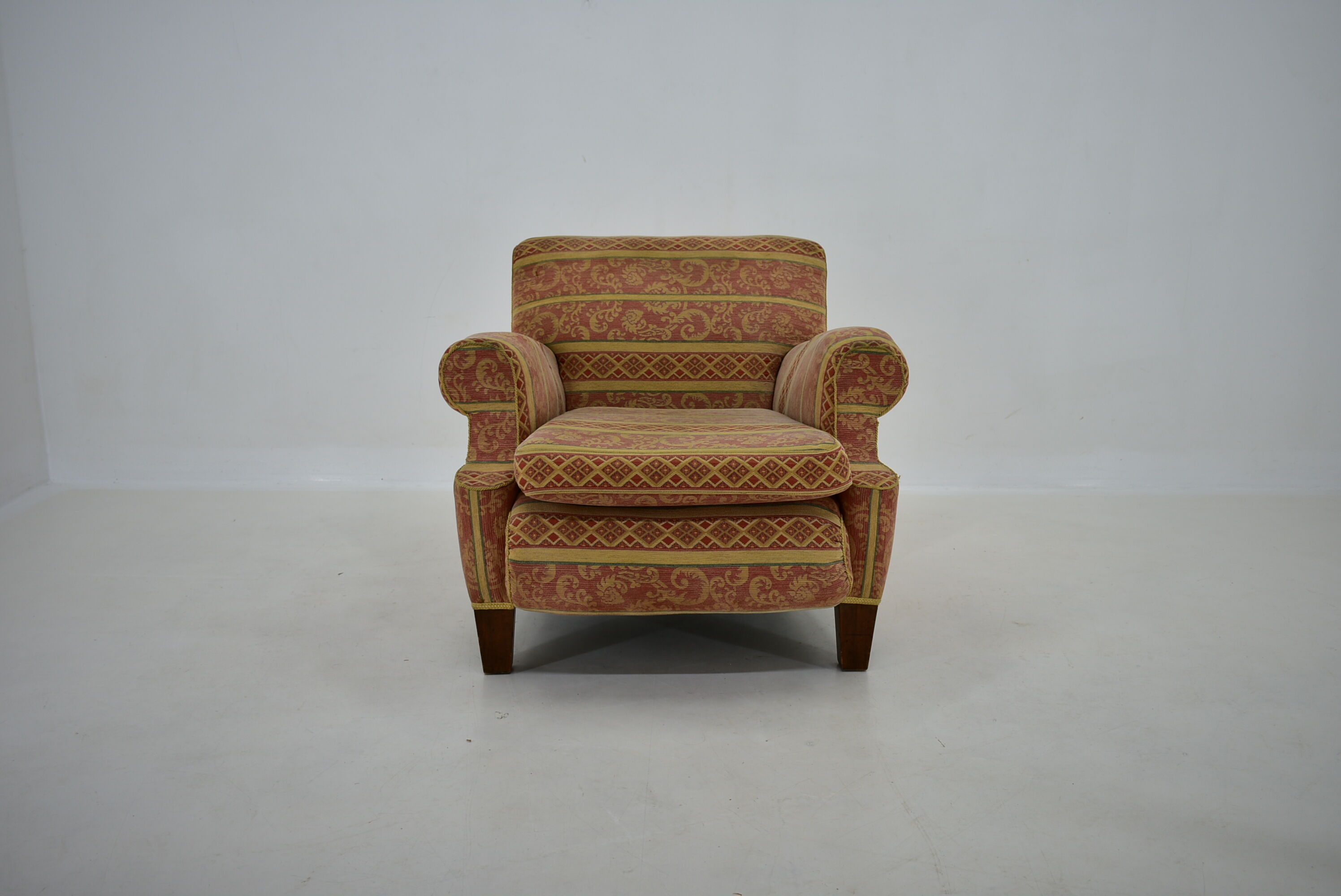 1940s Art Deco Armchair, Czechoslovakia