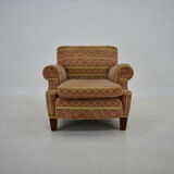1940s art deco armchair, Czechoslovakia