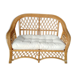 Rattan bench