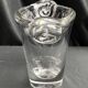Daum, crystal vase with coiled sockets circa 1970