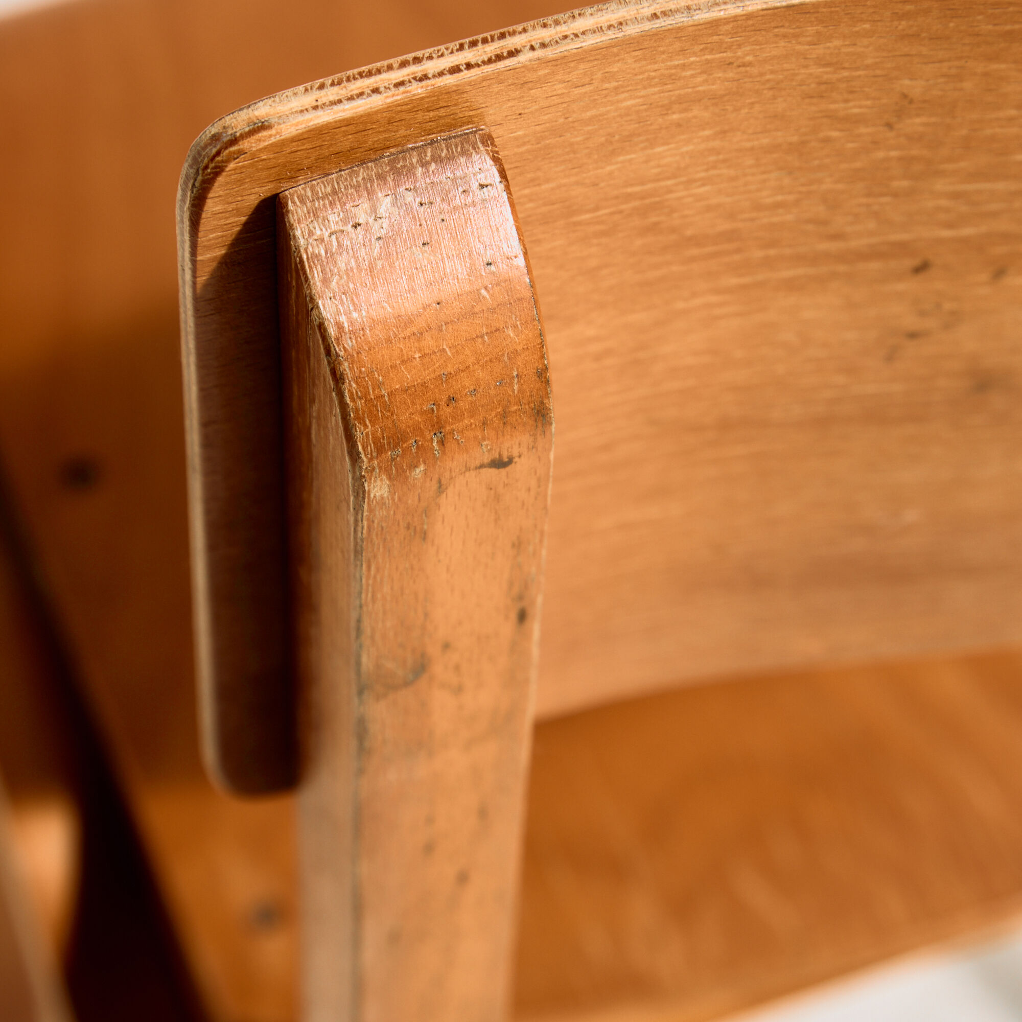 Stackable beech chair