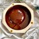 Large vintage modernist ceramic ashtray