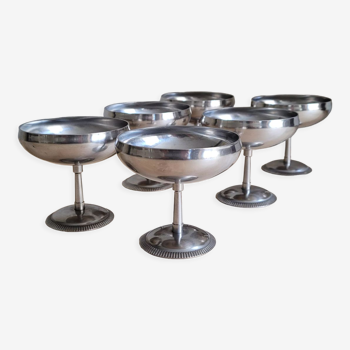 Set of 6 Letang Remy ice cream cups