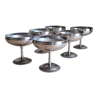 Set of 6 Letang Remy ice cream cups