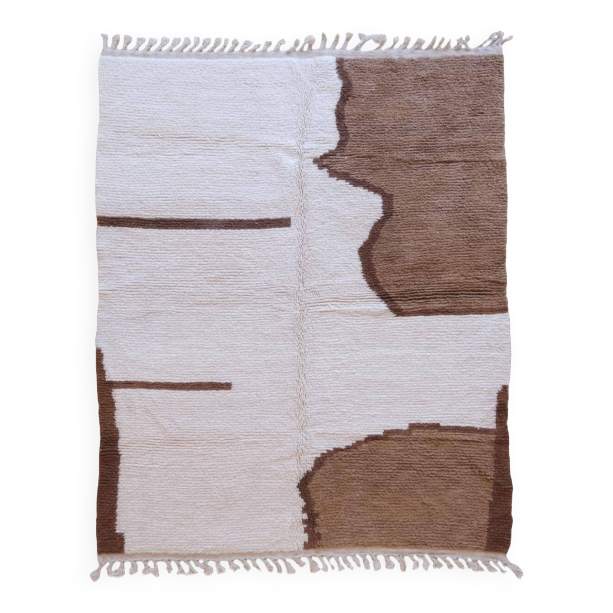 Mocha Brown Rug - 283 x 220 cm