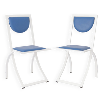 2 Dining Chairs by Karl Friedrich Förster for manufacturer KFF Germany, 1980s, Set of 3