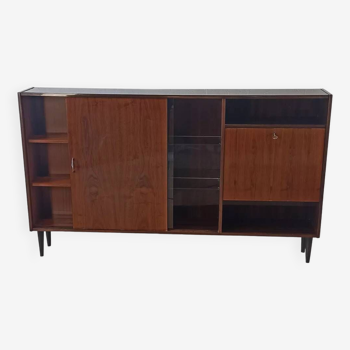 Modernist sideboard, bookshelf of the 1970.