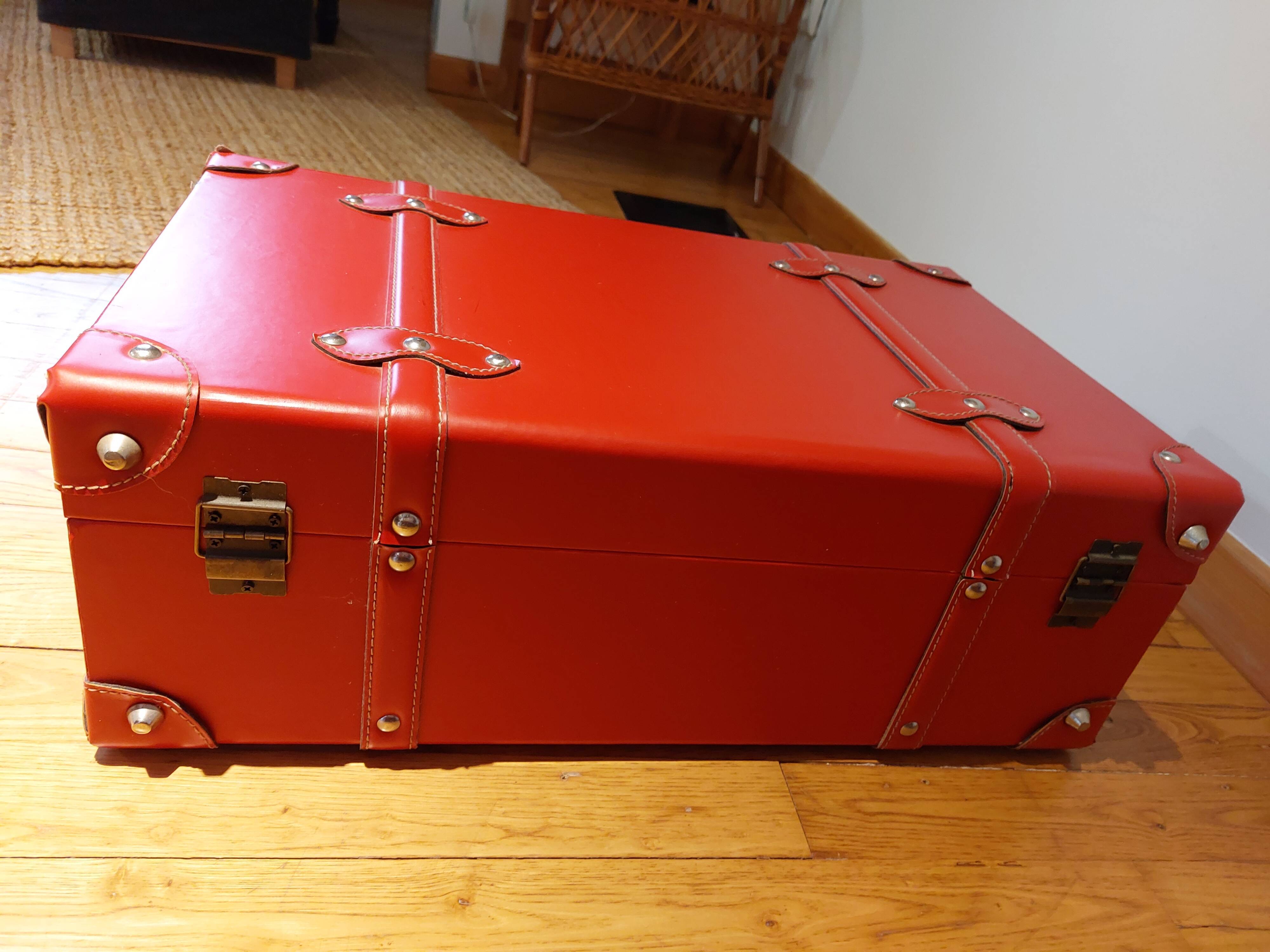 Red suitcase