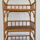 Vintage rattan shelf