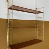 Vintage string style golden shelf