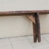 Pair of oak benches