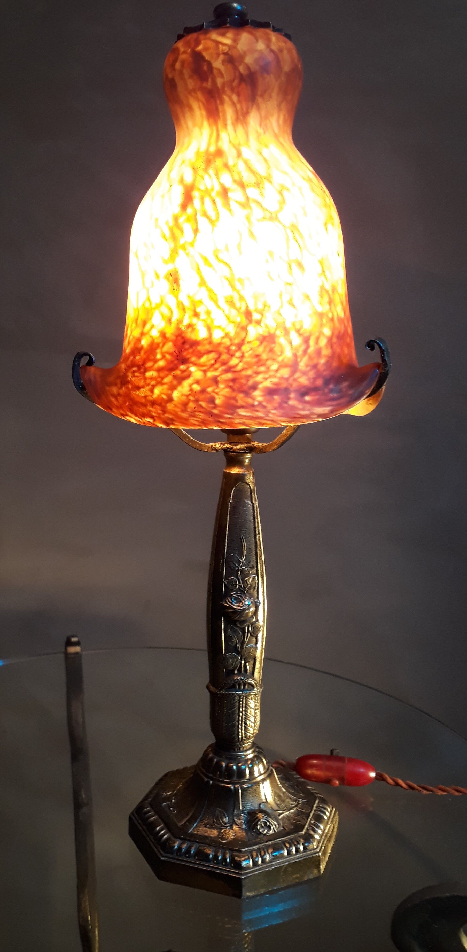 Signed Darloy lamp