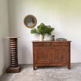 Jam cabinet, folk art furniture, oak, 19th century