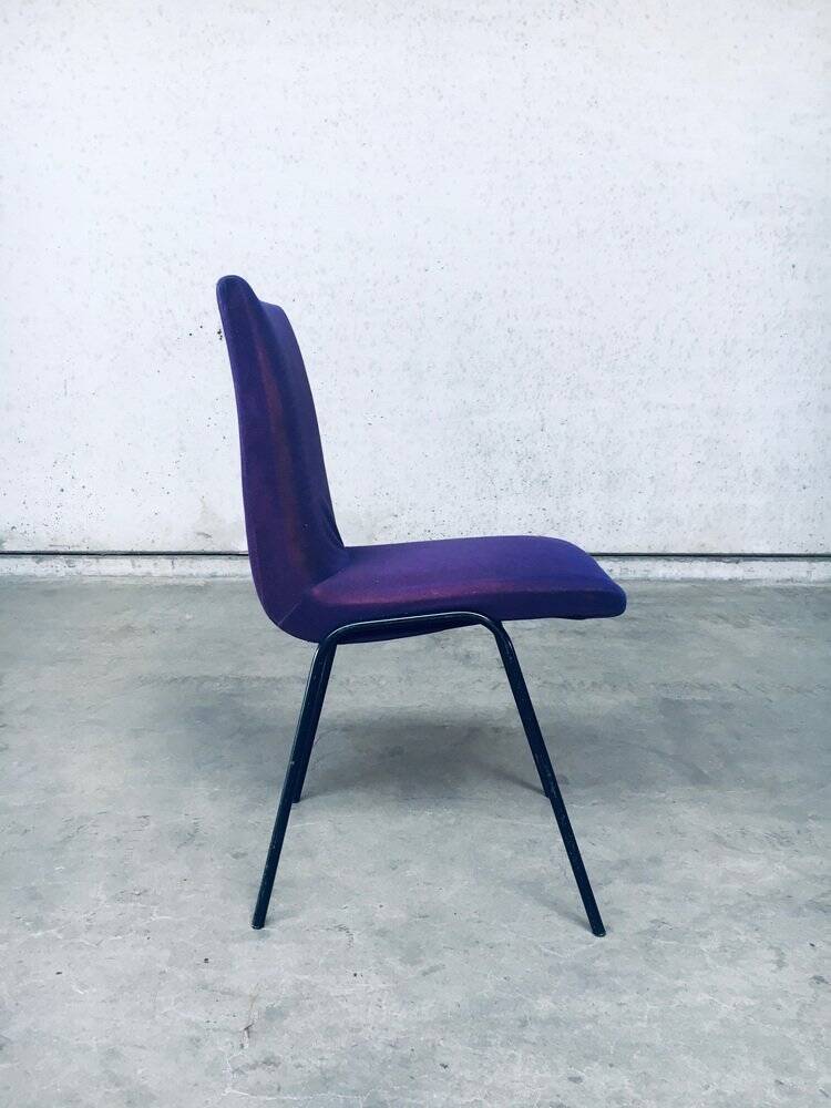 Set of Mid-Century Modern Robin Chairs by Pierre Guariche for Meurop, Belgium, 1950s
