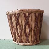 Cache pot en fibres végétales