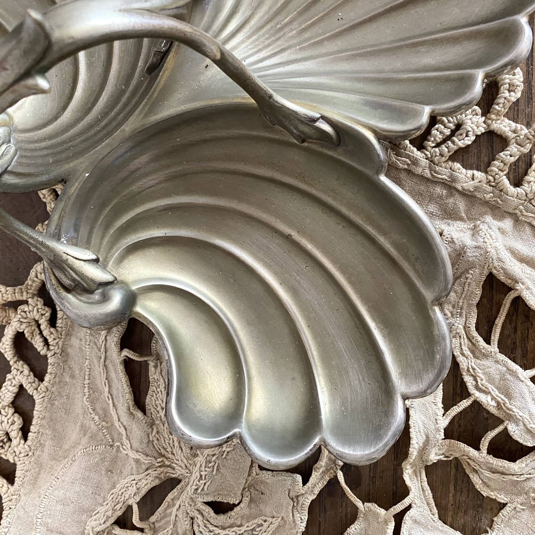 Art Nouveau silver-plated serving tray